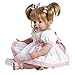 Adora Realistic Baby Doll Happy Birthday, Baby Toddler Doll - 20 inch, Soft CuddleMe Vinyl, Sandy Blonde Hair, Blue Eyes