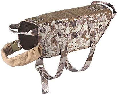 Feliscanis Tactical Dog Vest Training Molle Harness AOR1 Size S