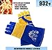 Premium Leather Welding Gloves | Heat Fire Resistant Welders Glove | Mig Welding Gloves |Oven-Grill-Fireplace-Furnace-Stove-Tig-Welder-BBQ-Coal Forge Glove | 16 inches Extra Long Sleeve Kevlar Stitch