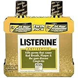 Listerine Antiseptic Mouth Wash Original Flavor Bottle, 1.5 L, 2 Piece by Listerine