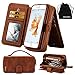 iPhone 6s Plus Case,iPhone 6 Plus Cases,iPhone 7 Plus Case,iPhone 8 Plus Case,for iPhone 6sPlus 7Plus 8Plus Men/Women/Girls' Wallet Leather Detachable Magnetic Case Purse Clutch Flip Card Holder Cover