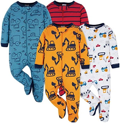 Onesies Brand Baby Boys 4-pack 'N Plays Footies And Toddler