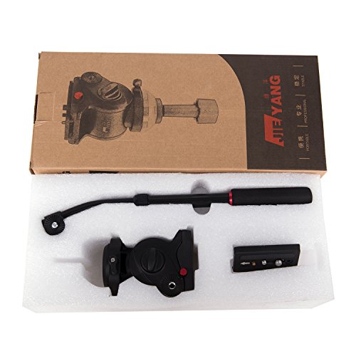 image for JIEN YANNG Video Camera Tripod monopod headFluid Drag Pan HeadQR Plate