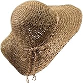 Women Fashion Summer Straw hat Sun hat Folding Travel Beach Cap