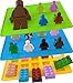Yellow Building Brick & Blue & Green Multi-size Minifigure Silicone Ice Tray Candy Mold Set (Blue/Green/Yellow, 1)