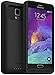 PowerBear Samsung Galaxy Note 4 Battery Case [4500 mAh] High Capacity External Battery Charger for Note 4 (Up to 140% Extra Battery) - Black [24 Month Warranty & Screen Protector Included]