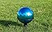 Lily's Home Glass Gazing Ball Mirror Ball Garden Ball in Blue - 10 Inch