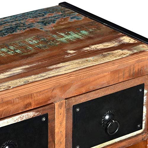 vidaXL Weinregal 16 Flaschen Altholz Weinständer Flaschenregal Weinschrank – Bild 8