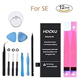 HDCKU Battery Replacement Kit for iPhone SE A1723,A1662,A1724,With Repair Tools,Battery Adhesive and Instruction (365 Days Warranty)