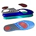 GEL Sports Orthotics Insoles - Against Plantar Fasciitis Relieve Feet Pain, Heel Pain - Shock Absorption Full Length Performance Shoe Inserts for Women (Women's size 5-10)