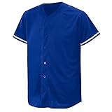 CUTHBERT Solid Baseball Jersey Shirt for Men and