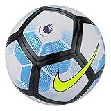 Nike Pitch Premier League Soccer Ball, White/Blue/Black