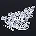 Whitelotous Cutting Dies Stencil Metal Mould for DIY Scrapbook Album Paper Card (Christmas Tree)