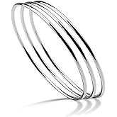 Dankadi Bohemian Women 925 Sterling Silver Bracelet Minimalist Glossy 3/6/9 Combined Bracelet 60-65MM Original Silver Bangle PartyJewelry Gift