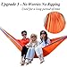 Camping Hammock, Double Hammock Backpack Hammock 2017 Upgraded Hammock Straps Nylon Hammock Great Home Best Hammock Pocket Hammock Portable Hammock