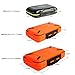 Goture Small Tackle Box, Waterproof Fishing Lure Boxes Tackle Box Bait Plastic Small Storage Case Accessories Containers Orange SMALL 6.3'' X 3.5'' X 1.7''
