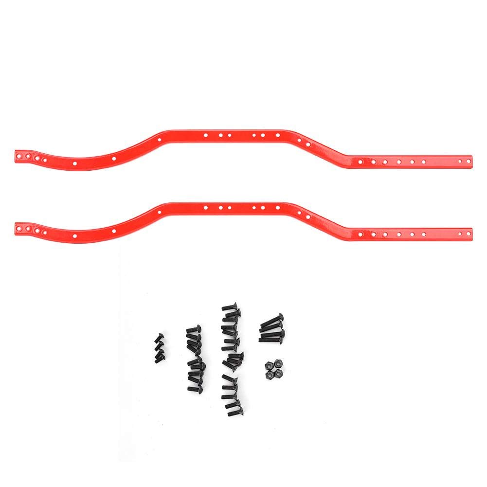 RC Steel Chassis Frame Rails Spare Part Fit for AXIAL SCX10 90027 SCX10 II 90046 90047