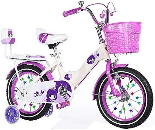 Amazon Co Jp Ysa キッズバイク子供用自転車12 14 16 18インチ男の子と女の子のサイクリング 子供に最適2 9歳ブルーピンク パープル ホーム キッチン