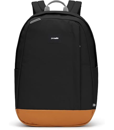 Pacsafe GO 15L Anti Theft Backpack, Jet Black