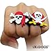 Armshield Pirate Rings for Kids 24pc Birthday Party Favors Skull Crossbone Toy Rings (24 Rings)