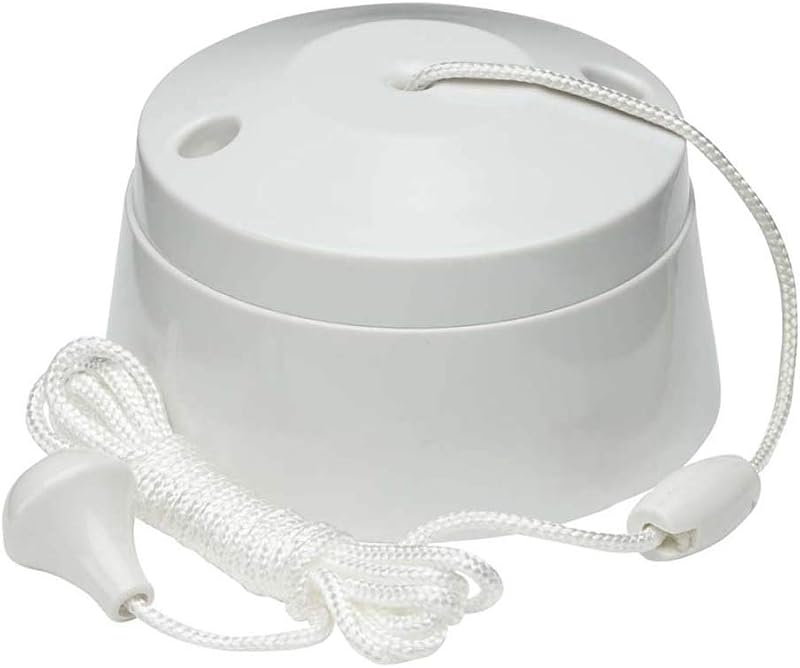 Knightsbridge SN8290 1-Way Pull Cord Switch 10A White 1W