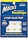 Mack's Pillow Soft Earplugs White 6 Pairs by Mack's