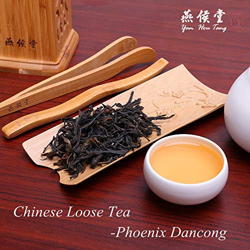 Yan Hou Tang Chinese Phoenix Dan Cong Organic Oolong Tea Herbal Loose Leaf - 100g Orchid Refreshing Fragrance Licorice Tea for Health Weight Loss