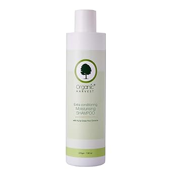 Organic Harvest Extra Conditioning Moisturising Shampoo For Damaged & Dry Hair, ECOCERT & PeTA Certified, Paraben & Sulphate Free - 225ml
