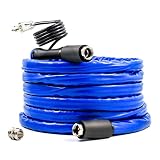 Camco 25' 25ft TASTEPure Heated Drinking Water Hose with Energy Saving Thermostat-Lead and BPA Free (22911)