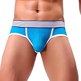 NEARTIME Men's Underwear, Mens Boxers Pouch Shorts Underpants Sleepwear (M, B)