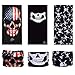 KALILY 12pcs/9pcs/6pcs Headband Bandana - Face Mask Headwear Neck Gaiter Shield Scarf - Scary Skull