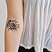 Tattify Flower Temporary Tattoo - Sunflower (Set of 2)