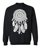 Raxo Dream Catcher Crewneck White Feathers Native American Pride Sweatshirt
