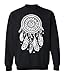 Raxo Dream Catcher Crewneck White Feathers Native American Pride Sweatshirt