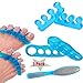 Premium Gel Toe Separators, Spacers & Straighteners, Bunion Correctors for Relaxing Toes, Bunion Relief, Hammer Toe, Toe Stretchers to Restore Toes to Their Original Shape for Men and Women