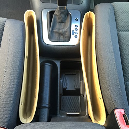 Leather Car Seat Catch Caddy Gap Filler and Organizer in Between Front