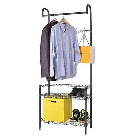 Shlin Hanger Coat Rack Floor To Ceiling Hanger Foyer Rack Bedroom