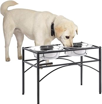 elevated dog feeder for large dogs