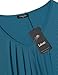 Tee Shirts Women,Laksmi Women's Front Pleated Luxury Tunic Shirts,XX-Large RoyalBlue