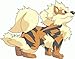 Pokemon Arcanine Cartoon Car Bumper Sticker Decal 5"x 4"