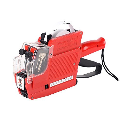Tamicy MX-6600 Double Row Price Tag Label Gun (Red) - Thumbnail 6