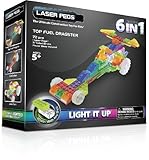 Laser Pegs 6-in-1 Dragster Building Set