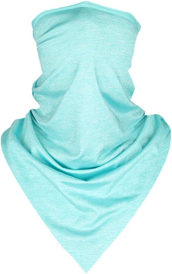Dust Head Face Mask Snood Neck Outdoor Cycling Motorcycle Neck Scarf Air Purifying Anti Dust Gas Germs Smoke Multi Layer Mouth Filter Masks Antibacterial Protection Kids Adult Protection (Kids, Blue)