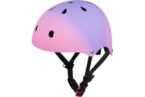 Hanstre Kids Bike Helmet Toddler Helmet Ages 3-5-8-14 Boys Girls Lightweight Adjustable Helmet for Bicycle Skateboarding Roll