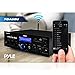 Pyle PDA6BU.5 Compact Bluetooth Stereo Amplifier – Desktop Audio Power Amp Receiver with FM Radio, MP3/USB/SD Readers, Digital LCD Display, Microphone Input (200 Watt), Blackthumb 4