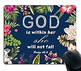 Smooffly Gaming Mouse Pad Custom,Christian Quotes