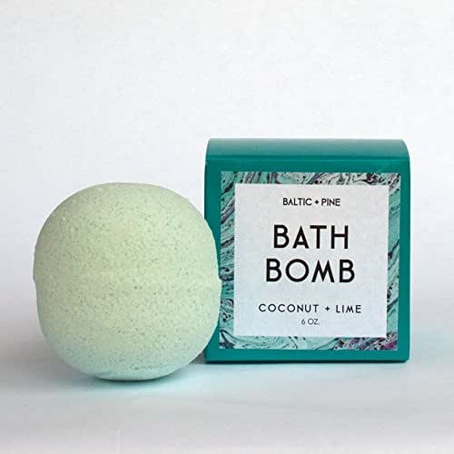Bath Bomb Coconut + Lime Handmade Products
