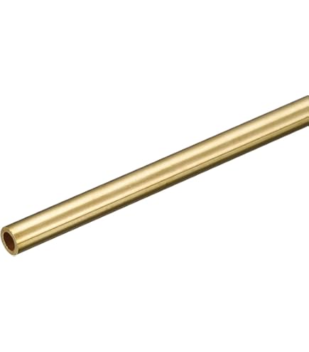 Hobby Brass Tubing Brass Slide Fit Tubes - 4mm, 5mm, 6mm Sizes 12 Inch Length For Model Making Engineering N 401446