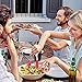Gelinzon Copper Crisper Tray Oven Air Fryer Pan (Rhombus)