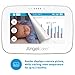 Angelcare Baby Monitor with 4.3” Touchscreen Display and Wireless Breathing Sensor Pad (AC417)